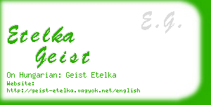 etelka geist business card